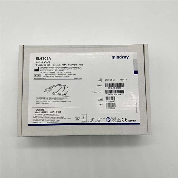 Original Mindray ECG Leadwires EL6305A 0010-30-43250
