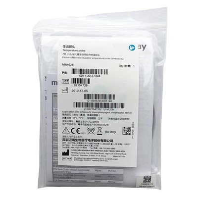 Sonda de temperatura reutilizável Mindray original MR401B MR402B