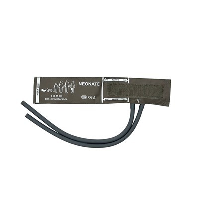 Manguito NIBP reutilizável marrom neonato 6-11cm