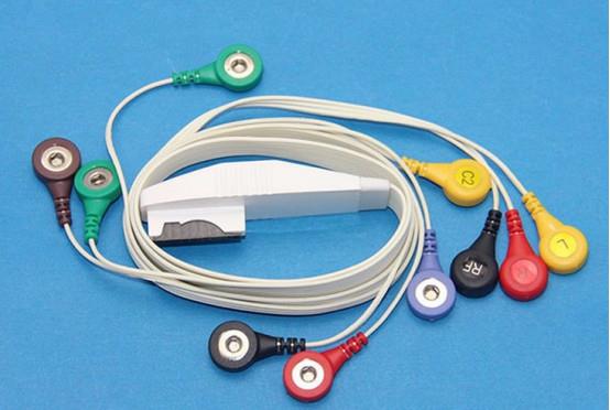 Mortara 10lead Holter Cable With Snap For K1116SJ