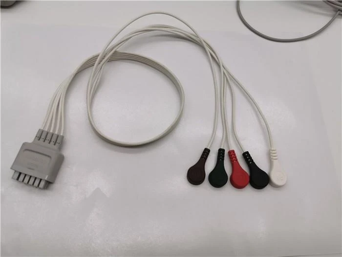 Marquette AHA/ IEC ECG Lead Wires 5 Leads Snap