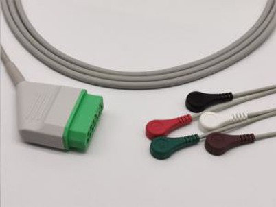 Nihon Kohden Cabo Adaptador de Peça Única 5 de ECG
