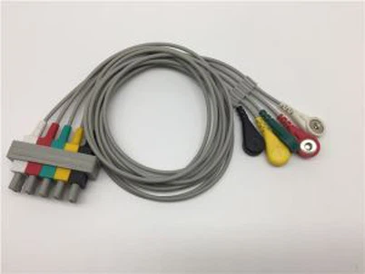 Leadwires de ECG compatíveis da Philips Snap de 10 pinos