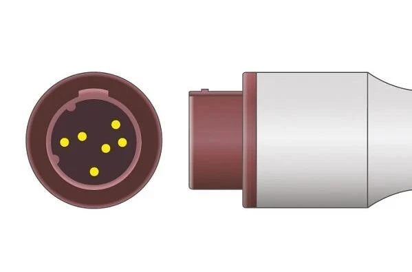 Kontron Compatible 6-Pin Adult Clip SPO2 Sensor