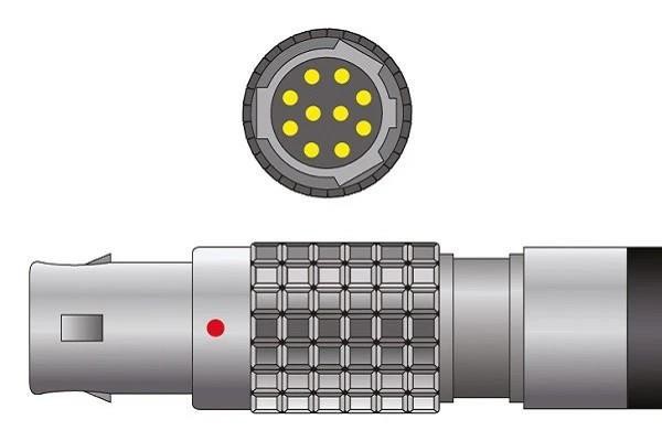 Mennen 10-Pin Pediatric Soft SPO2 Sensor