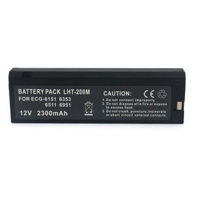 Bateria de substituição de 12V 2300mAH para Nihon Kohden
