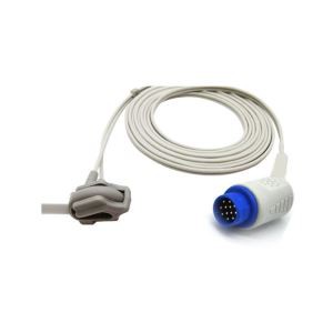 Sensor de SPO2 macio neonate redondo de 12 pinos Bruker DC-3002