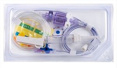 Conector único descartável de transdutor Medex de pressão arterial