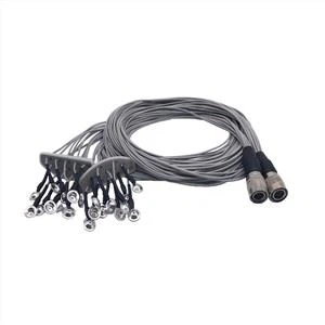 Cabo EEG Quntian com revestimento de prata