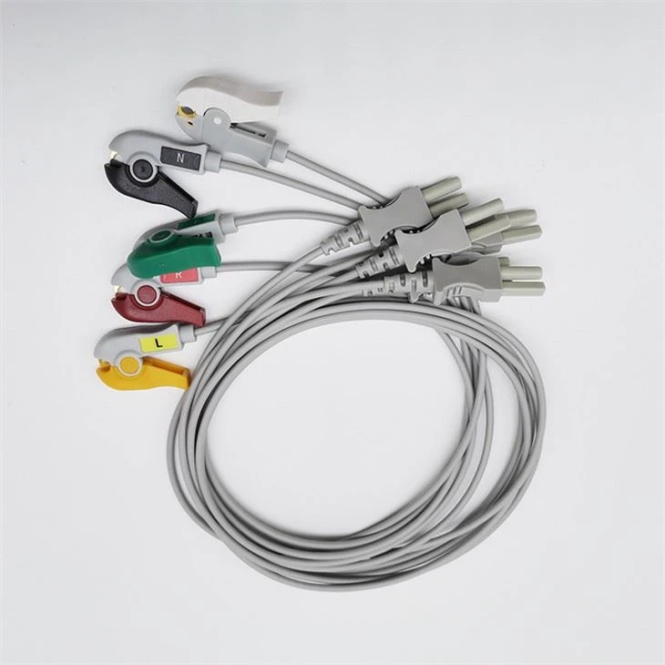 Spacelabs ECG Leadwire 5 Lead Snap / clipe 700-0007-08