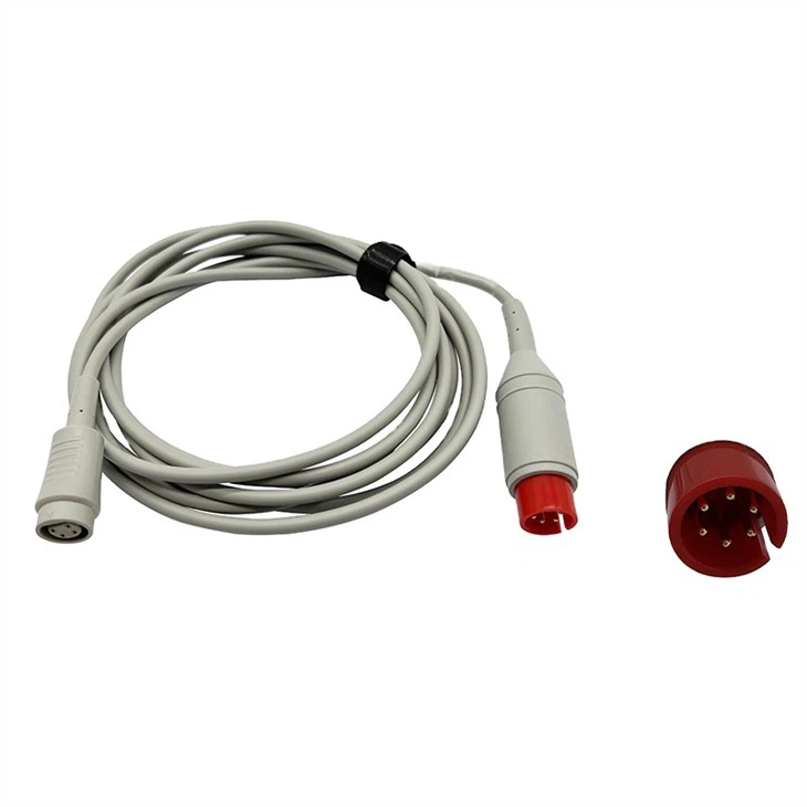 Adaptador de pressão arterial invasiva IBP Mindray 6 pinos a 4 pinos