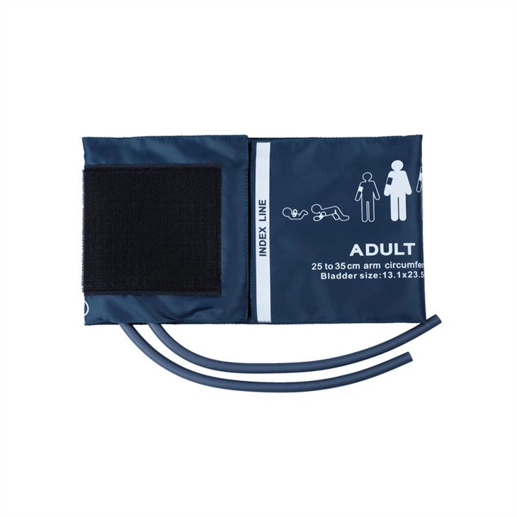 Manguito monitor de pressão arterial reutilizável para uso múltiplo.