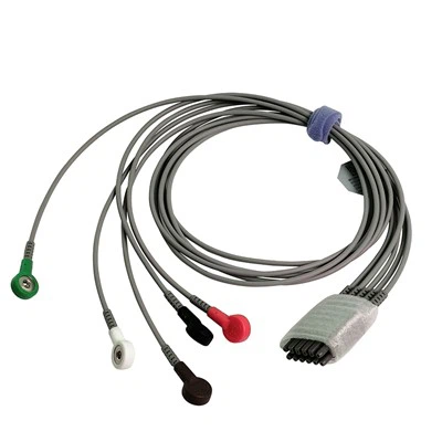 Cabo reusável original da ligação ECG de Edan 5 para a telemetria EL05DASY de Edan IT20
